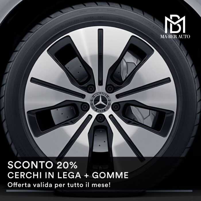 Cerchi in lega e Gomme Mercedes Benz: 20% di sconto!