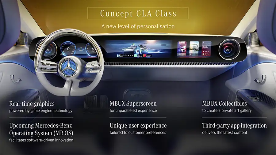 concept CLA class mercedes personalizzazione