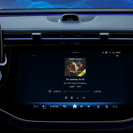 CES 2024 mercedes audible e amazon music